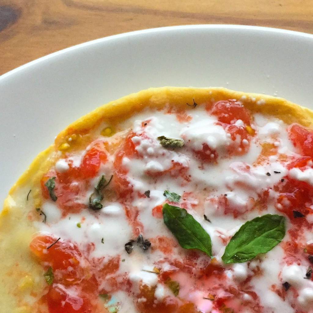 Pizzaioca: pizza com massa de tapioca