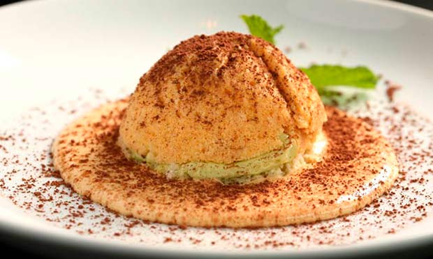 Zuccoto de pistache