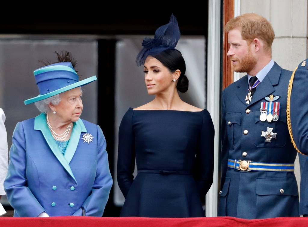 Rainha Elizabeth, Meghan e Harry