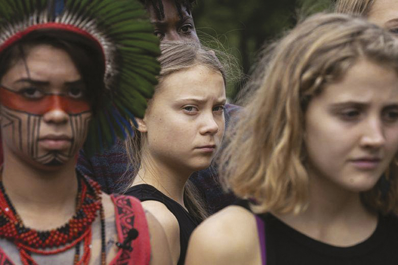 Artemisa Xakriabá e Greta Thunberg Artemisa Xakriabá e Greta Thunberg