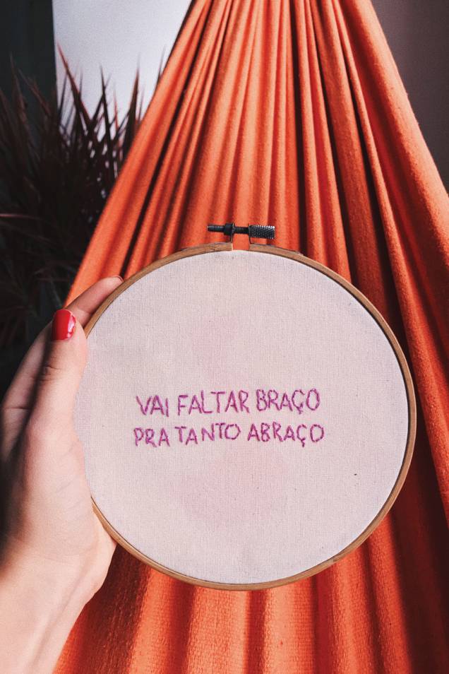 Aqui, os bordados de Taynara, compartilhados na #bordarpranãopirar. Aqui, os bordados de Taynara, compartilhados na #bordarpranãopirar.