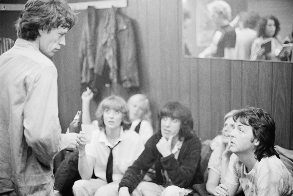 Paul McCartney e Mick Jagger Paul McCartney e Mick Jagger
