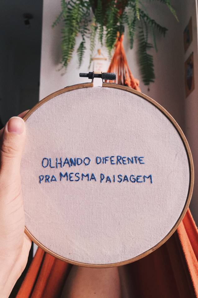 Aqui, os bordados de Taynara, compartilhados na #bordarpranãopirar. Aqui, os bordados de Taynara, compartilhados na #bordarpranãopirar.