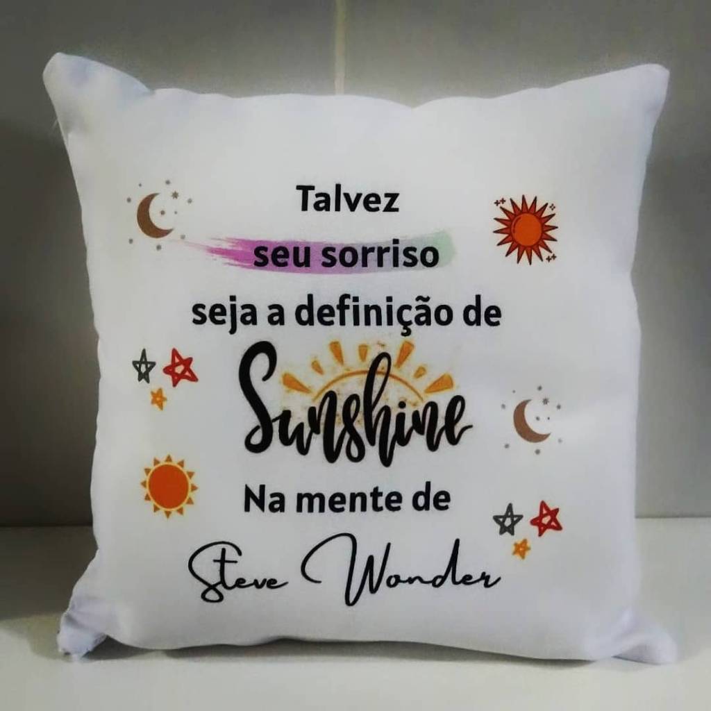 Almofada personalizada da “O que eu quiser criações” Almofada personalizada da