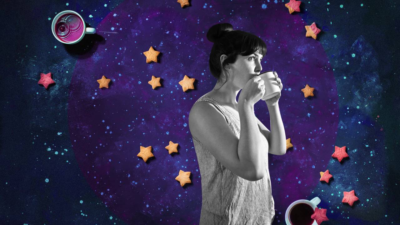 Colagem sobre astrologia