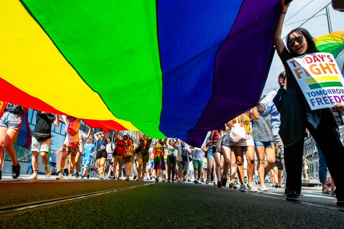 The Pride Walk Celebrated In Amsterdam