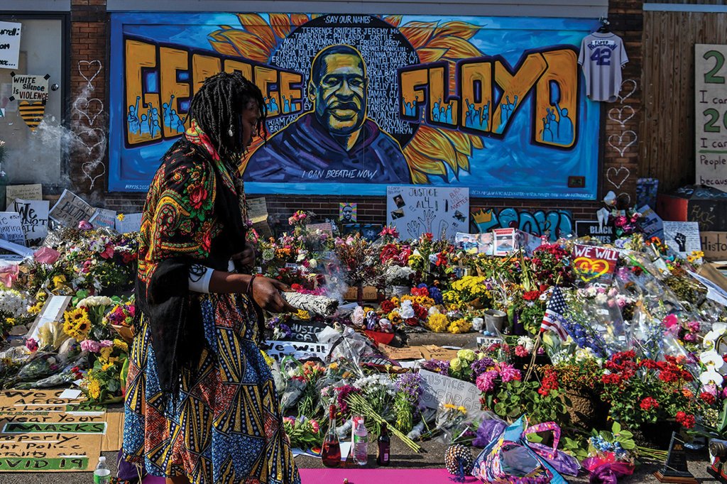 protesto racismo George Floyd deixou uma filha de 6 anos, Gianna, e a esposa, Roxie Washington. As manifestações após sua morte duraram semanas nos Estados Unidos