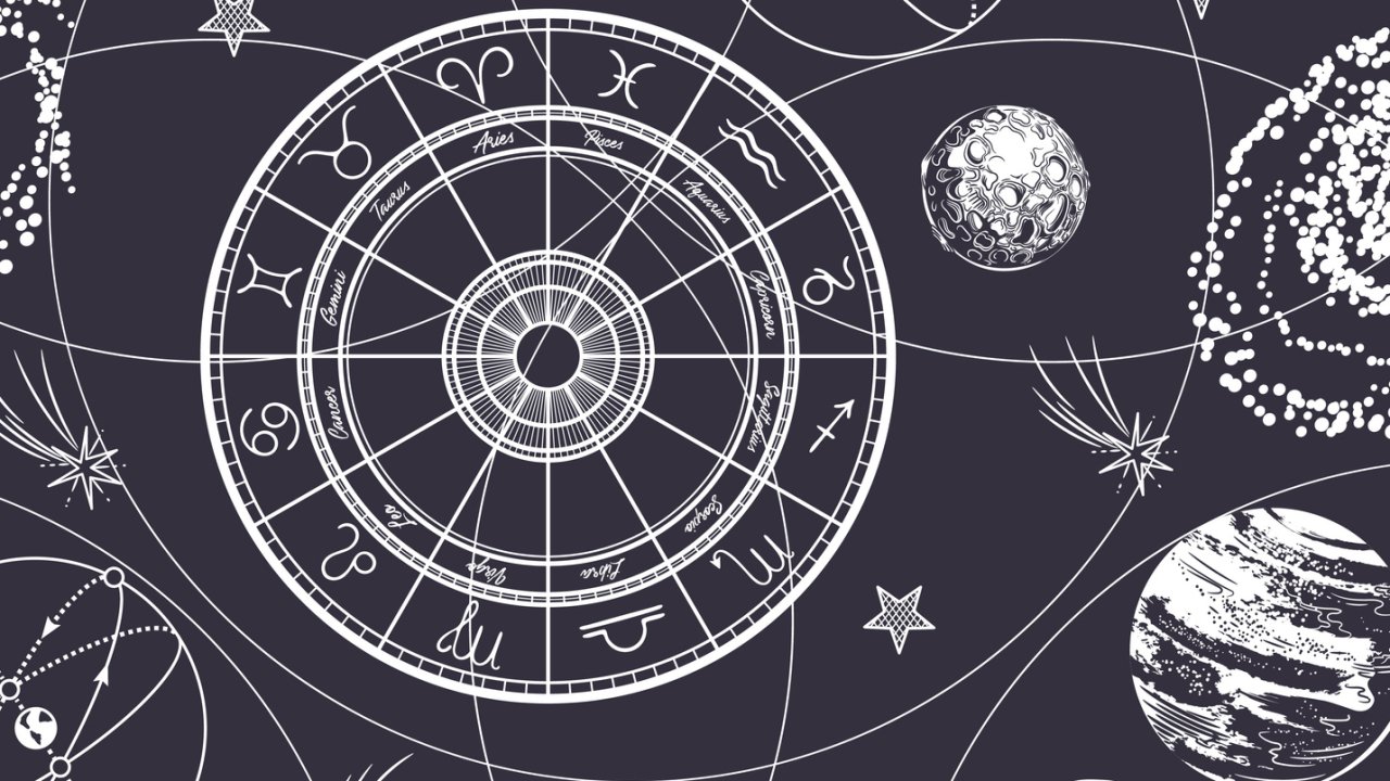 Ilustração do horóscopo