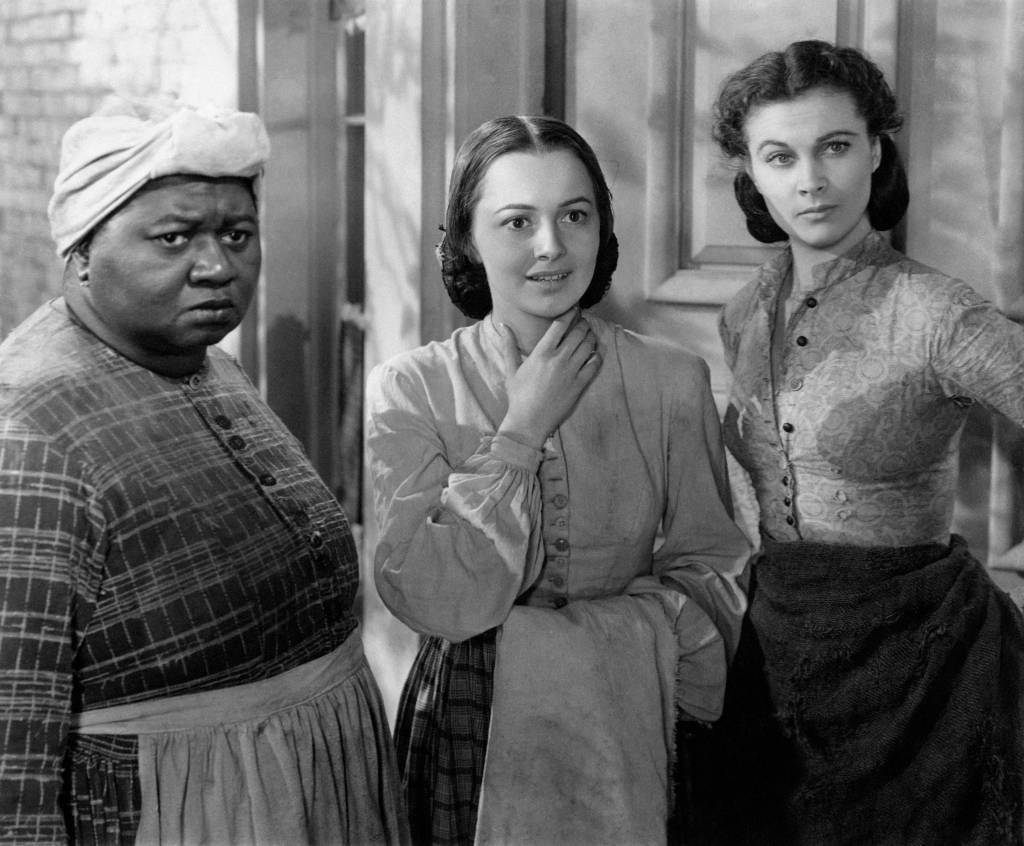 Vivien Leigh, Olivia De Havilland e Hattie McDaniel Vivien Leigh, Olivia De Havilland e Hattie McDaniel