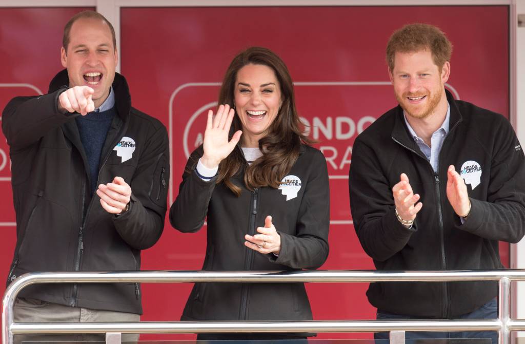 William, Kate e Harry William, Kate e Harry