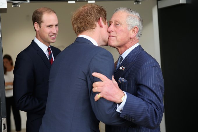 Principe Charles, William e Harry