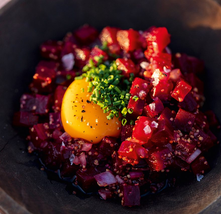 Tartare de beterraba