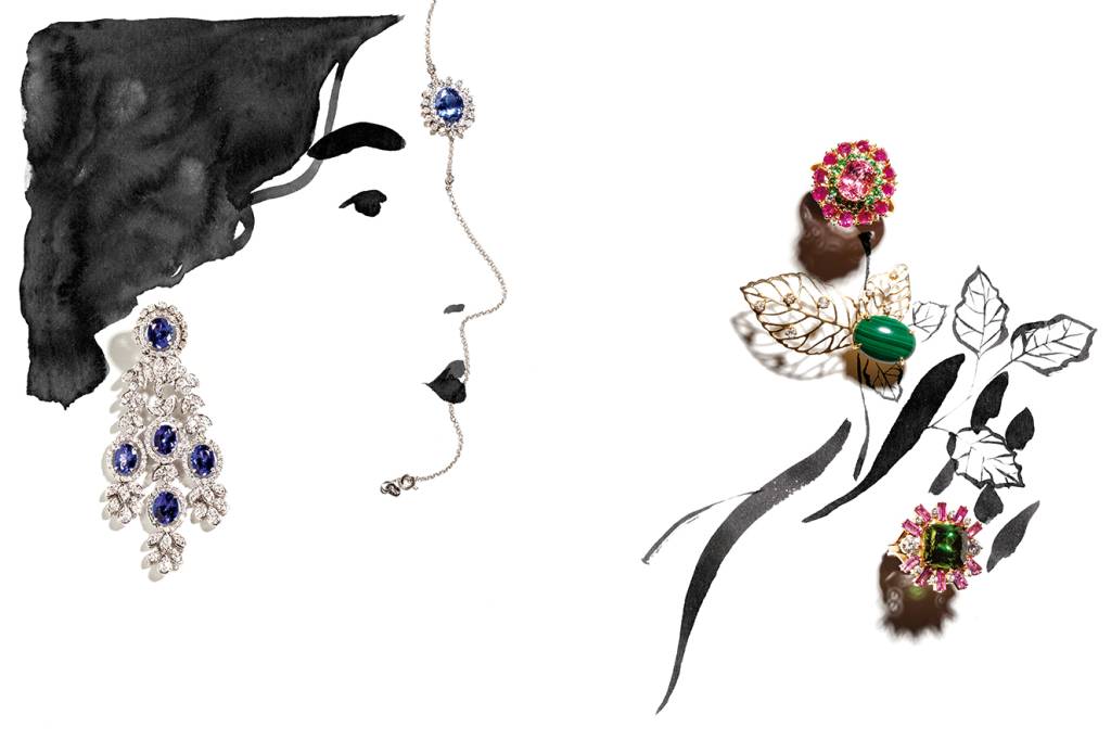 Joias com tanto brilho e pedraria que vão fazer você perder o fôlego