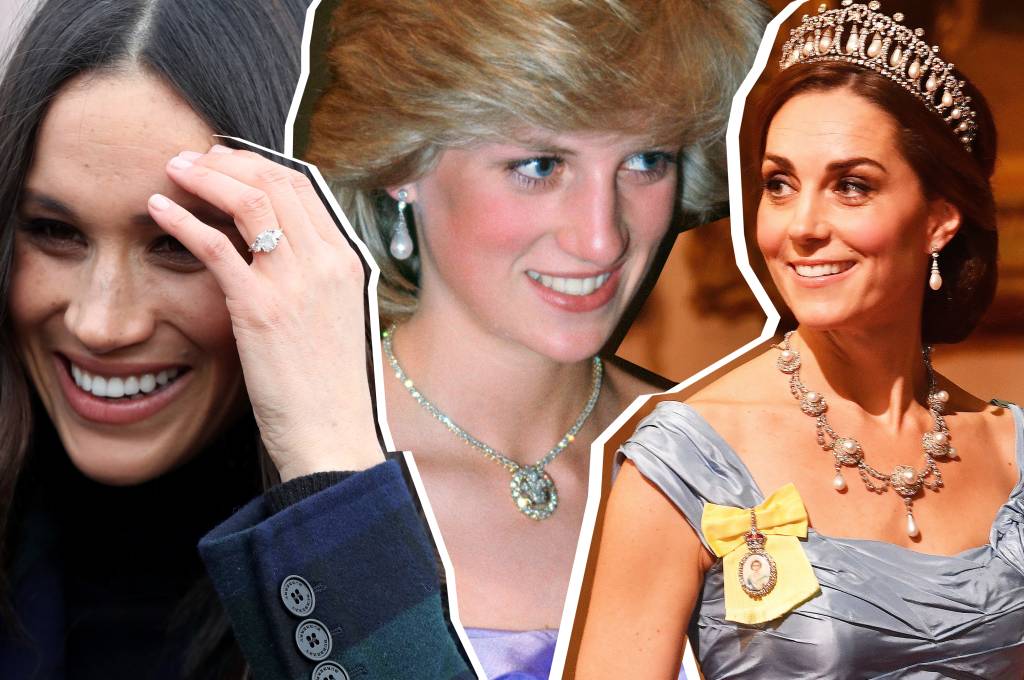 9 joias que Meghan e Kate herdaram de Lady Di