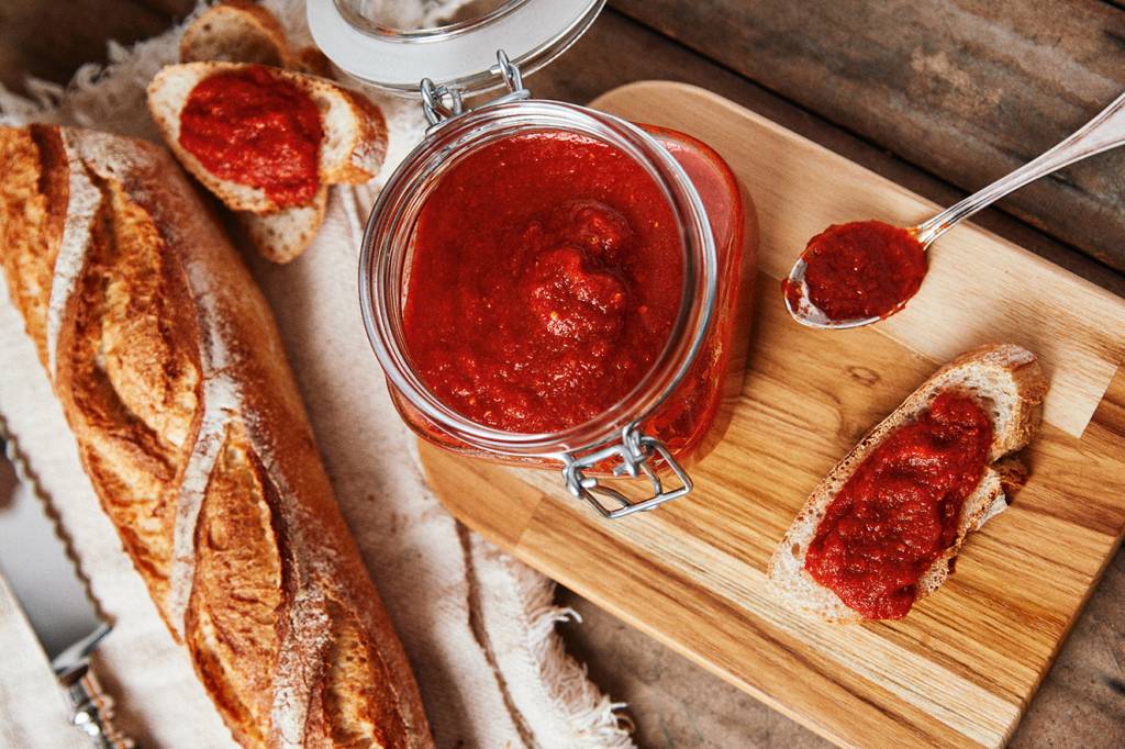Molho de pimenta com abacaxi