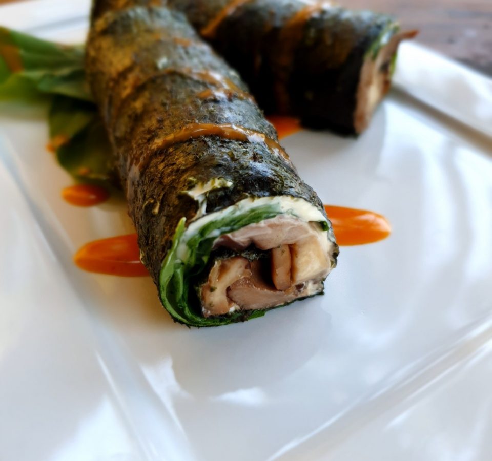 wrap japonês de atum