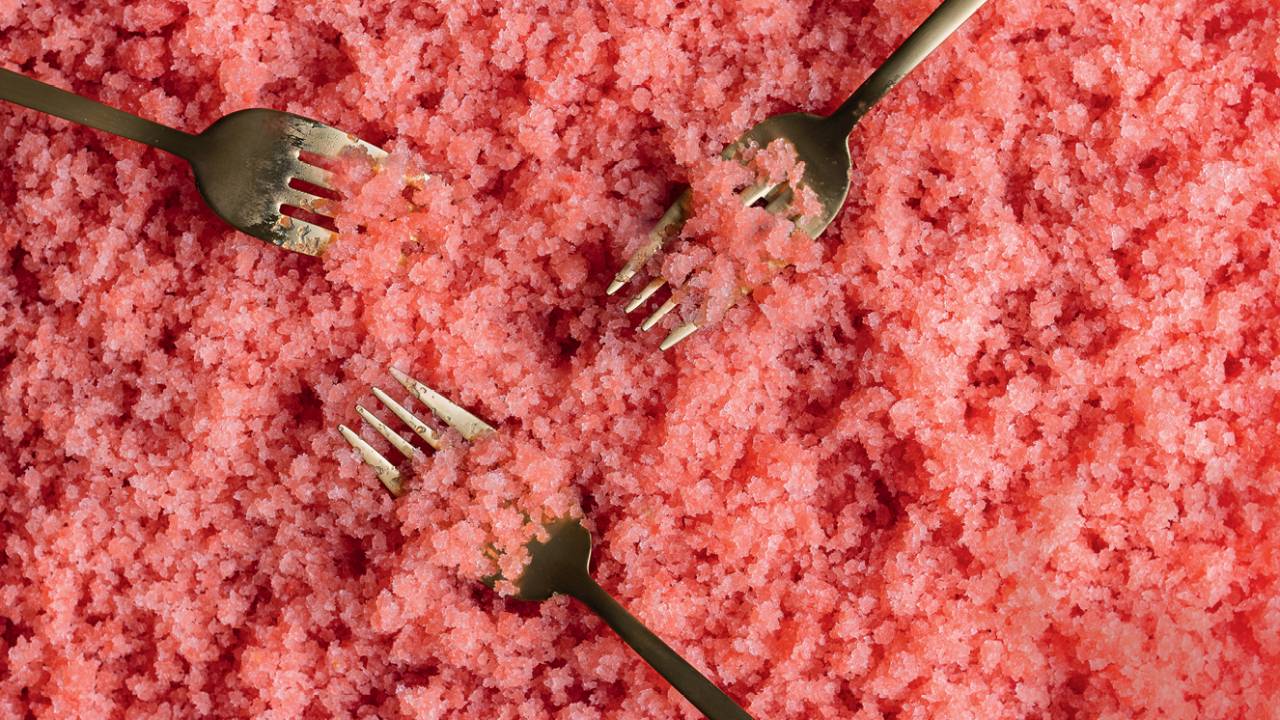 Granita de melancia