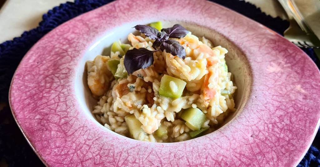 Risoto-de-camarao-e-chuchu risoto de camarão