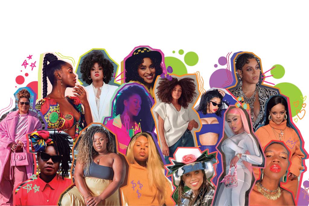 PRETA PATRICIA 102 Beyoncé, Rihanna, Hilary Banks e Dionne Davenport, Getty Images; as demais, reprodução/Instagram