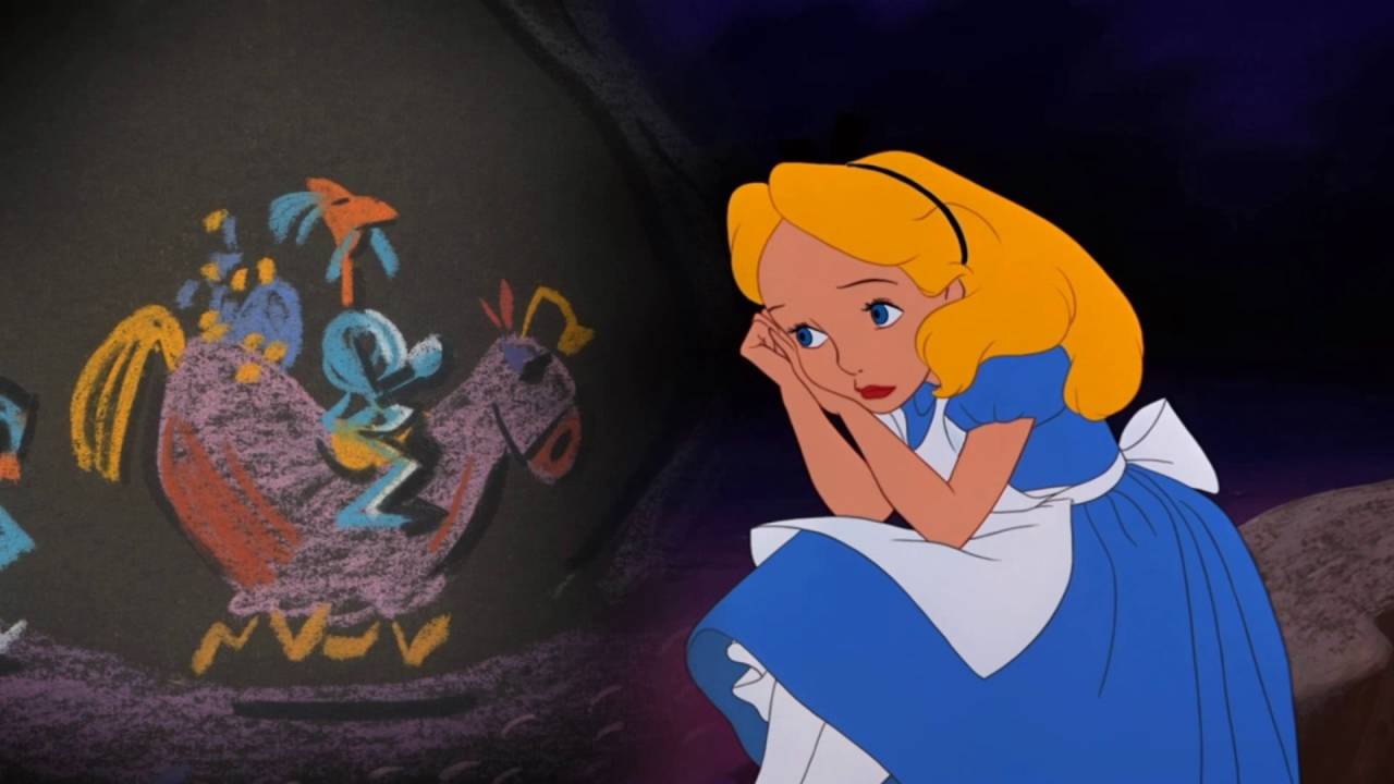 Cena do filme 'Alice no País das Maravilhas', de 1951