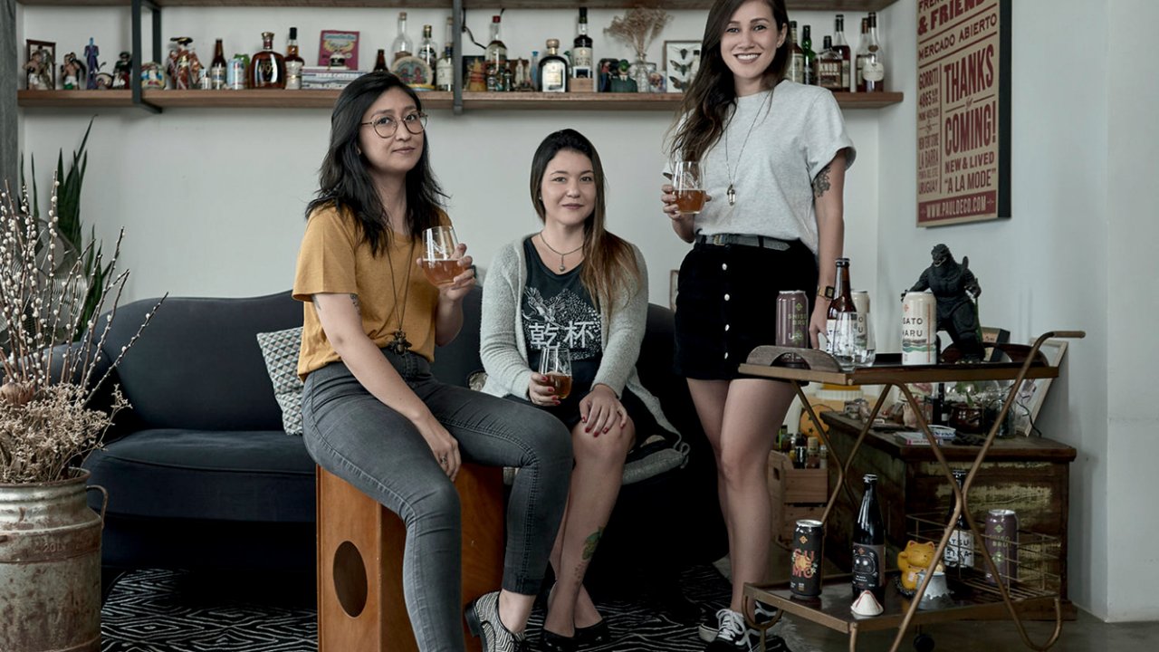 Yumi Shimada, Maíra Kimura e Fernanda Ueno criaram a Japas Cervejaria