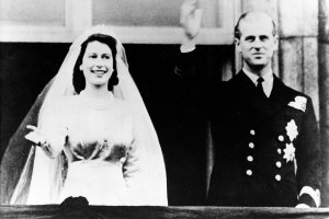 Elisabeth II. von GB/ Hochzeit mit Philip Mountbatten