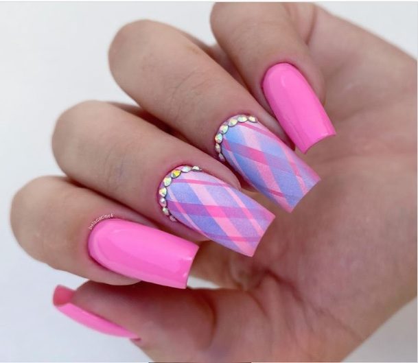 Plaid Nails Plaid Nails