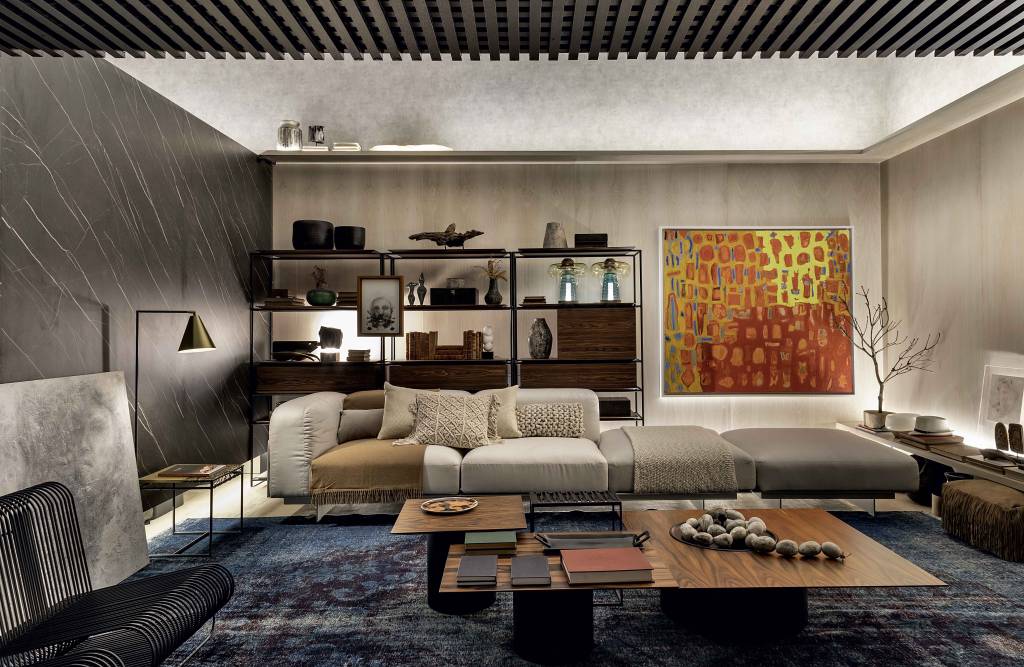 alex-bonilha-1- CASACOR SP 2019 Sala com cores aconchegantes e decorada para o inverno