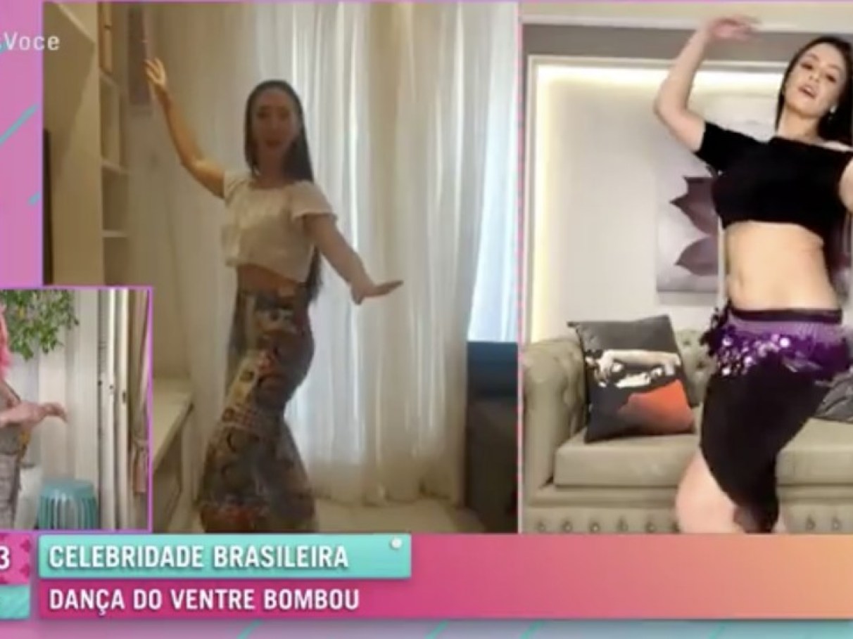 Brasileira expert em dança do ventre vira febre... | CLAUDIA