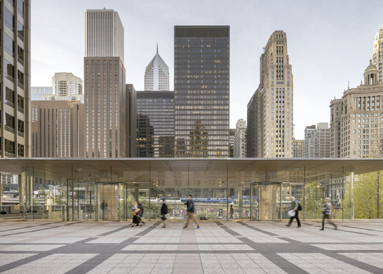 [Lojas] Special prize Exterior: Apple Michigan Avenue, em Chicago (Estados Unidos), por Foster + Partners.