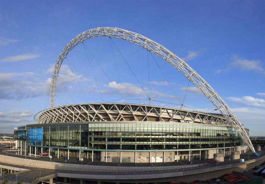 Famoso estádio em Londres, Inglaterra