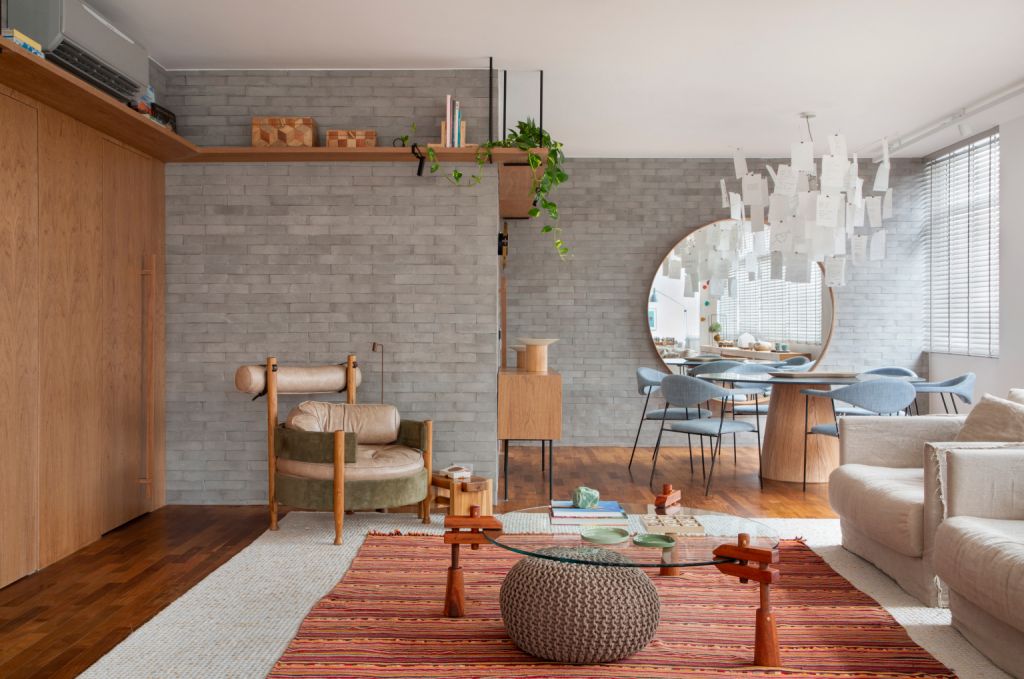 4- apartamento-cacau-ribeiro Decoração com tons terrosos