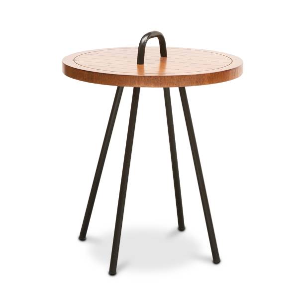 <p style="text-align: justify;">A Mesa Lateral Steel Wood Free Redonda custa R$ 1100 na <a href="https://www.ceciliadale.com.br/">Cecilia Dale</a></p>