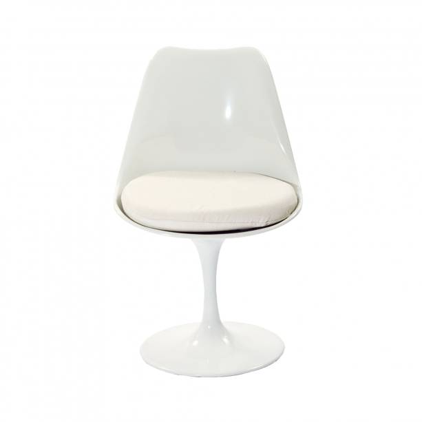 A <a href="https://www.gotoshop.com.br/Moveis/SaladeJantar/CadeiradeJantar/Cadeira-Saarinen-Tulipa-Sem-Braco---Eero-Saarinen-Branco-9193852.html?utm_source=sites&utm_medium=gc_casacom&utm_campaign=gc_materia&utm_content=201703">Cadeira Saarinen Tulipa Sem Braço Eero Saarinen Branca</a> custa R$1532.