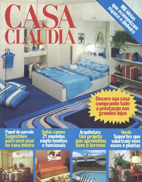 <span>Capa da revista Casa Claudia, edição de maio de 1978.</span>