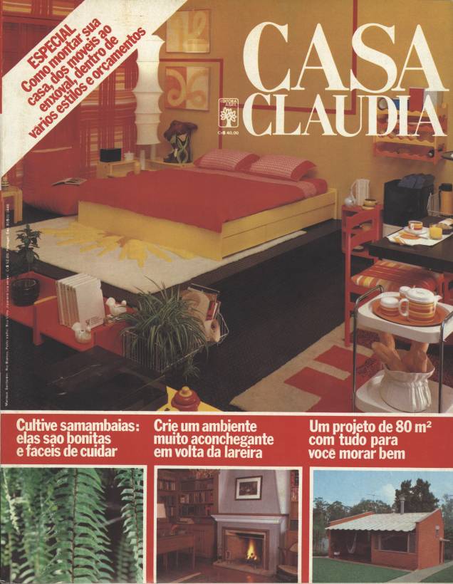 <span>Capa da revista Casa Claudia, edição de maio de 1979.</span> <span>Capa da revista Casa Claudia, edição de maio de 1979.</span>