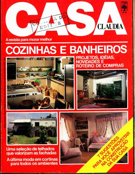 Capa da revista Casa Claudia, edição de maio de 1981.