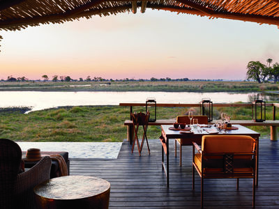 [Chalés e Cabanas] Belmond Eagle Island Lodge, em Botswana, África.