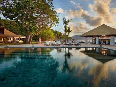 [Espaços Paisagísticos e Outdoor] Six Senses Zil Pasyon, na ilha privativa em Félicité, em Seychelles.