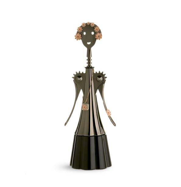 O saca-rolhas Anna Étoile (7 x 24,5 cm), de Alessandro Mendini para a Alessi, é uma joia com detalhes de ouro e prata. Na Switch Modern, 5,6 mil dólares.