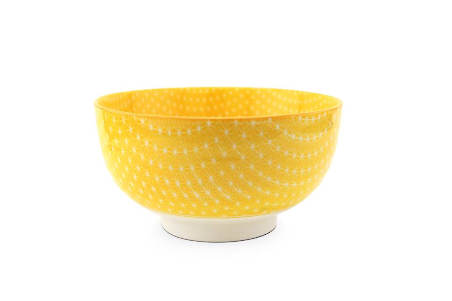 De porcelana, o bowl Aquila (16 x 9 cm) exibe uma estampa delicada. Na Villa Pano, por 56 reais.