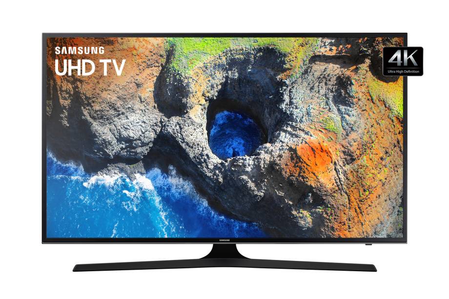 Com resolução 4K, HDR Premium e telas que vão de 40 até 75 polegadas, a MU6100 custa R$ 7.799 (a de 65''). Da Samsung.