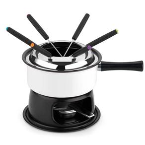 O aparelho de fondue <a href="https://www.gotoshop.com.br/UtilidadesDomesticas/RechaudeFondue/AparelhosDeFondue/Aparelho-de-Fondue-Forma-Firenze-17-Pecas-4289221.html?utm_source=sites&utm_medium=gc_casacom&utm_campaign=gc_materia&utm_content=201706">Forma Firenze</a> 17 peças custa R$117,90.