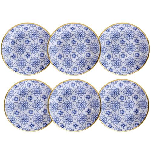 O conjunto de pratos fundos Oxford Porcelanas <a href="https://www.gotoshop.com.br/UtilidadesDomesticas/AparelhosdeJantar/Conjunto-de-Pratos-Fundos-Oxford-Coup-Lusitana-24-CM-em-Porcelana-EM14-4988-6-Pecas-3759127.html?utm_source=sites&utm_medium=matéria_CC&utm_campaign=produtos&utm_content=201709">Coup Lusitana</a> EM14-4988, em porcelana com seis peças, custa R$ 299,90.