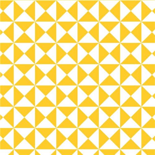 O papel de parede adesivo geométrico <a href="https://www.gotoshop.com.br/decoracao/papeldeparede/papel-de-parede-adesivo-geometrico-amarelo-e-branco-10276866.html?utm_source=sites&utm_medium=matéria_CC&utm_campaign=produtos&utm_content=201801">Amarelo e Branco</a> custa R$ 179.