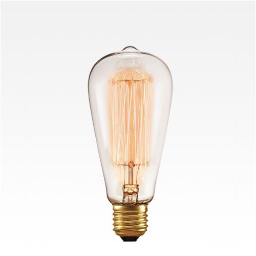 Vale 54 reais a <a href="https://www.gotoshop.com.br/MaterialparaConstrucao/Iluminacao/Lampadas/lampada-retro-com-filamento-de-carbono-st64-110v-11869898.html?utm_source=sites&utm_medium=matéria_CC&utm_campaign=produtos&utm_content=201712">lâmpada</a> com filamento de carbono (6 x 12 cm) da Loja Mod.