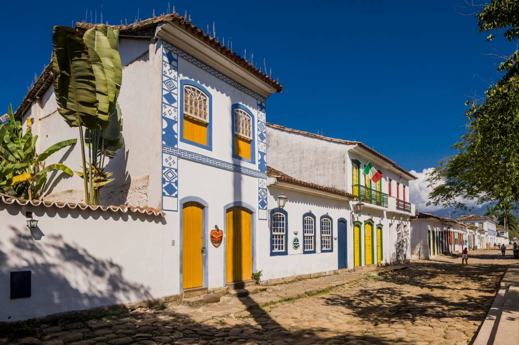 Typical street Paraty