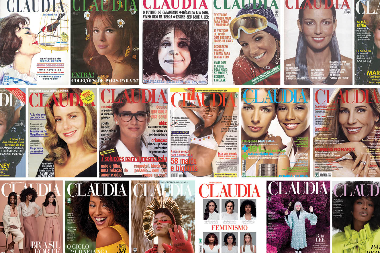 Confira o antes e depois das capas das revistas femininas