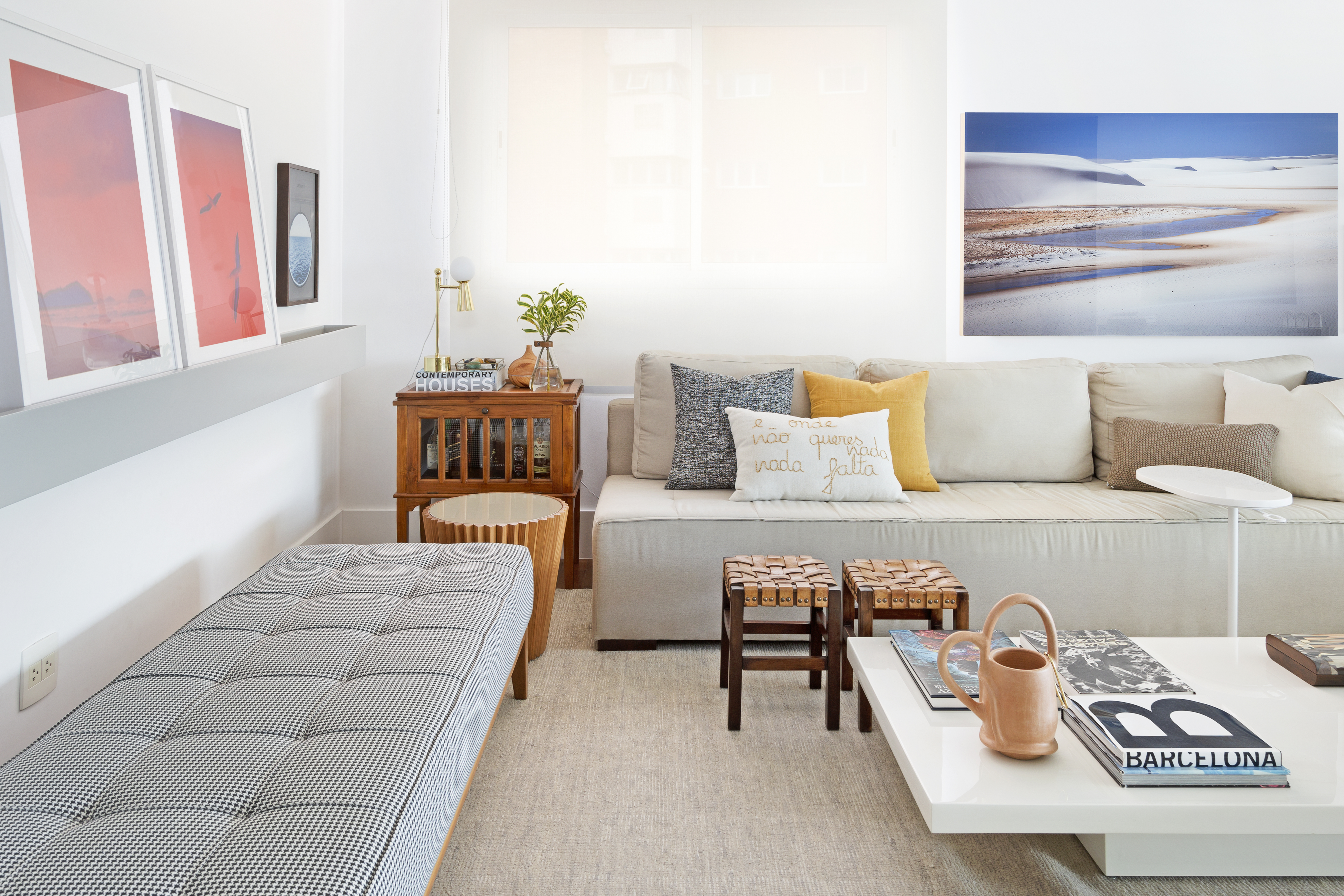 Apartamento com espaços integrados para a família conviver feliz