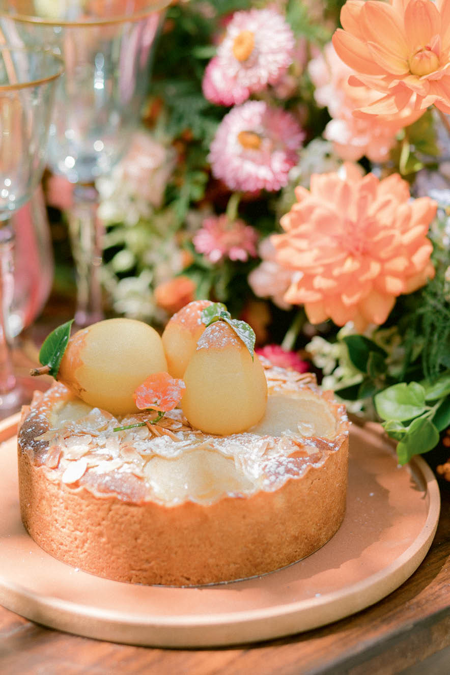 Receber Aniversário de CLAUDIA - Torta de peras com marzipan